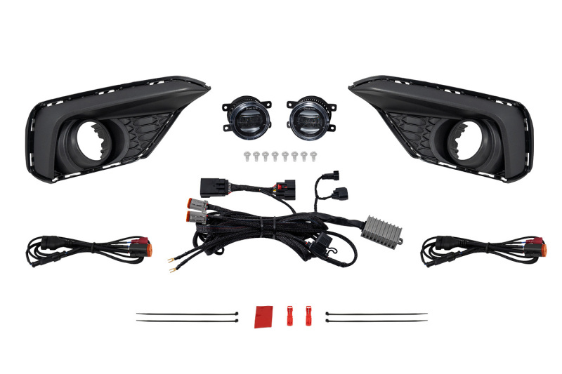 Ford Mustang Fog Lamp Kit - Diode Dynamics - Elite Series Dual-Color - Selectable White and Yellow - `24-`25